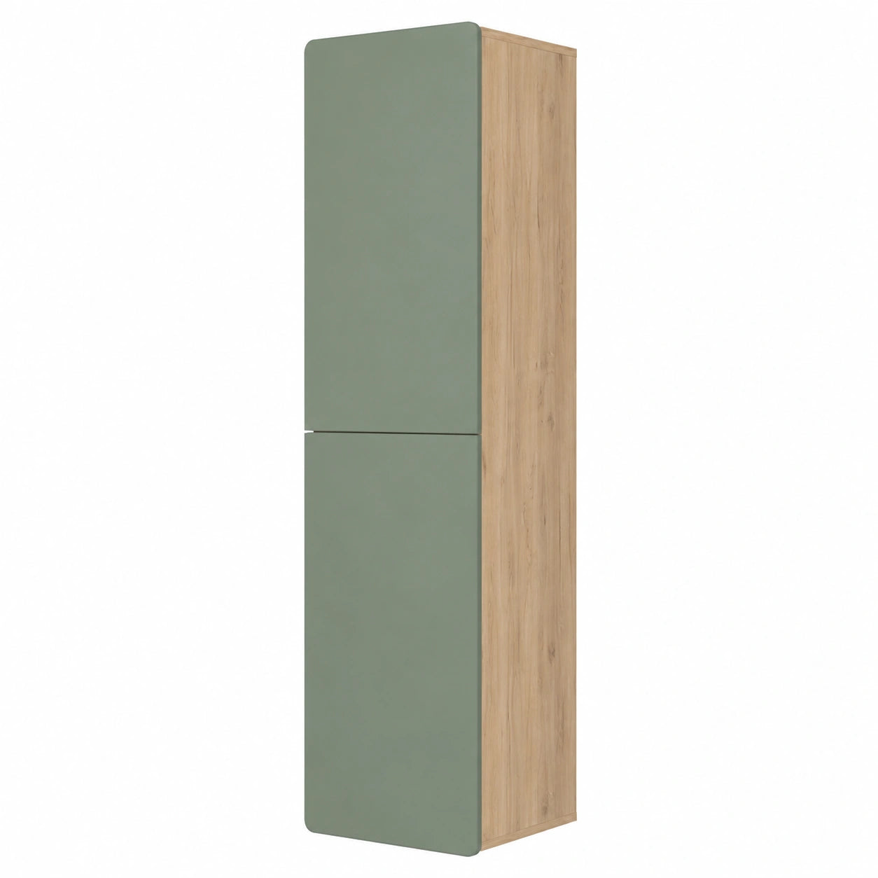 Vicco Mobili alti Izan, Quercia verde, oro, 36.6 × 171.6 cm, a parete