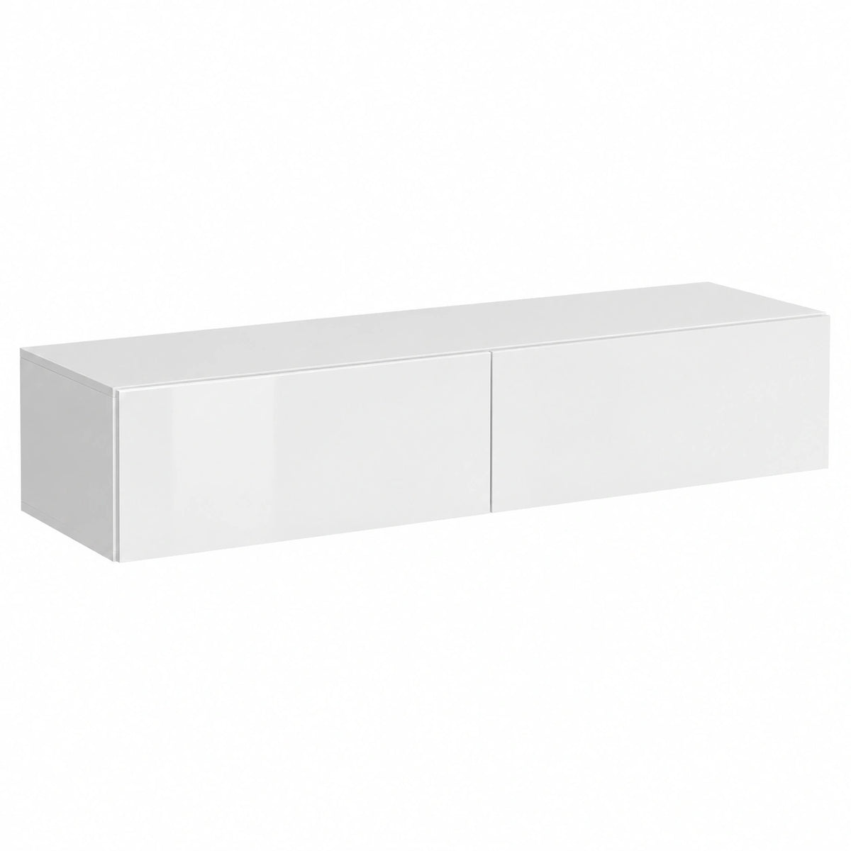 Mobile TV West, porta TV lungo 200 cm, mobiletto TV sospeso o da appoggio, mobile TV per soggiorno, 2X mobile porta TV 37,8 × 100 × 30 cm