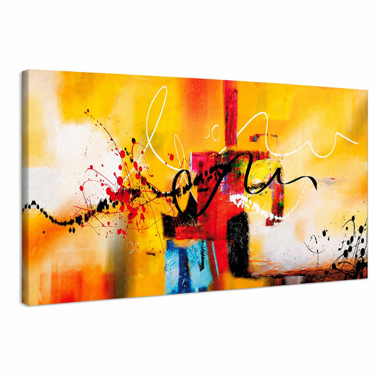 Quadro Moderno per Soggiorno Grandi, Astratto, 150 × 50 cm, Chiodi Inclusi, 1 Pezzo